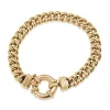9ct Yellow Gold Curb Link Bracelet with Bolt Clasp
