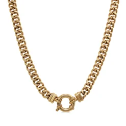 9ct Yellow Gold Curb Link Chain Necklace