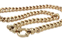 9ct Yellow Gold Curb Link Chain Necklace