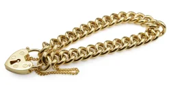 9ct Yellow Gold Curb Link Bracelet