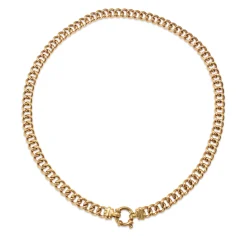 9ct Yellow Gold Curb Link Chain Necklace