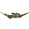 9ct Yellow Gold Curved Leaf Brooch
