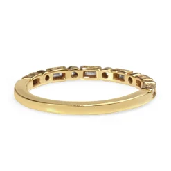 18ct Yellow Gold Deco Style Diamond Band