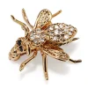 14ct Yellow Gold Diamond and Sapphire Bee Brooch