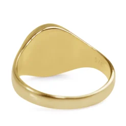 9ct Yellow Gold Diamond 'C' Signet Ring