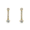 18ct Yellow Gold Diamond Drop Earrings