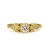 18ct Yellow Gold Diamond Solitaire Ring