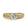 18ct Yellow Gold Diamond Solitaire Ring