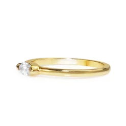 18ct Yellow Gold East West Marquise Solitaire Ring