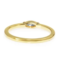 18ct Yellow Gold East West Marquise Solitaire Ring
