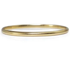 18ct Yellow Gold Estate Oval Hinged Bangle