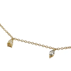 18ct Yellow Gold Fancy Colour and Shapes Diamond Necklace
