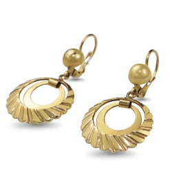 18ct Yellow Gold Fancy Drop Earrings