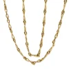 9ct Yellow Gold Fancy Link Chain Necklace