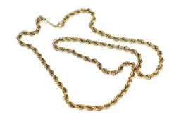 18ct Yellow Gold Fancy Link Chain Necklace