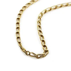 18ct Yellow Gold Fancy Link Chain Necklace