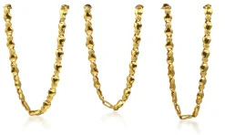 22ct Yellow Gold Fancy Link Long Necklace