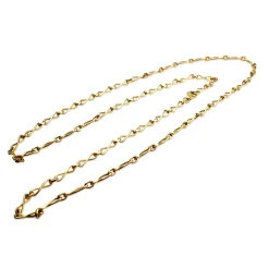 9ct Yellow Gold Fancy Link Chain Necklace
