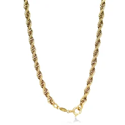 18ct Yellow Gold Fancy Link Chain Necklace