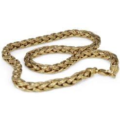 18ct Yellow Gold Fancy Link Chain Necklace