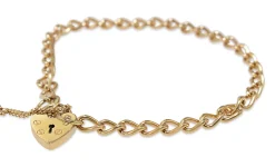9ct Yellow Gold Fine Curb Link Bracelet