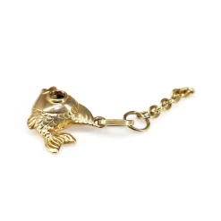 18ct Yellow Gold Fish Charm / Pendant