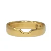 18ct Yellow Gold Fitted Cut Out Band Ring