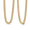 9ct Yellow Gold Flat Curb Link Necklace