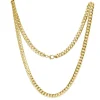 9ct Yellow Gold Flat Curb Link Necklace