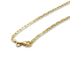 18ct Yellow Gold Flat Link Chain Necklace