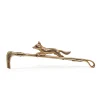 9ct Yellow Gold 'Fox' Brooch with Ruby Eye