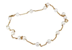 9ct Yellow Gold Fresh Water Pearl Necklace