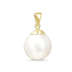 18ct Yellow Gold Fresh Water 11mm Pearl Pendant