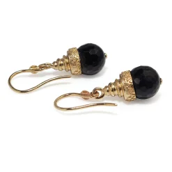 9ct Yellow Gold Goldstone Earrings