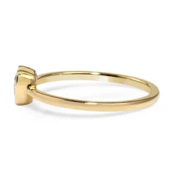 18ct Yellow Gold Heart Diamond Ring