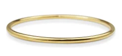 9ct Yellow Gold Hollow All Round Golf Bangle