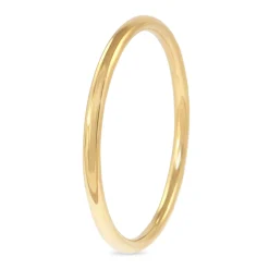 9ct Yellow Gold Hollow All Round Golf Bangle