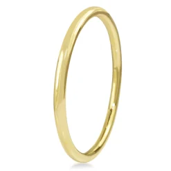 9ct Yellow Gold Hollow Golf Bangle