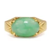 14ct Yellow Gold Jade Ring
