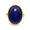 9ct Yellow Gold Lapis Lazuli Ring