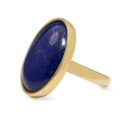 9ct Yellow Gold Lapis Lazuli Ring