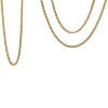 9ct Yellow Gold Long Curb Link Necklace