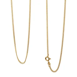 9ct Yellow Gold Long Curb Link Necklace
