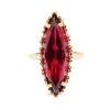 18ct Yellow Gold Marquise Paste Cocktail Ring