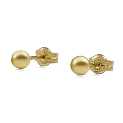 9ct Yellow Gold 3.9mm Ball Stud Earrings