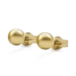 9ct Yellow Gold 5mm Ball Stud Earrings