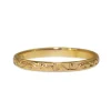9ct Yellow Gold 2.2mm Engraved Band Ring