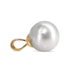 9ct Yellow Gold 13.8mm Fresh Water Pearl Necklace