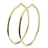 9ct Yellow Gold 65mm Hoop Earrings