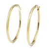 9ct Yellow Gold 35mm Hoop Earrings